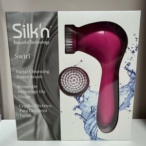 Silk’n Swirl Facial Cleansing Power Brush, Pink
